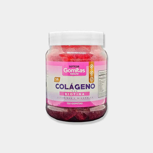 Gomitas de colágeno y biotina para adultos 130g
