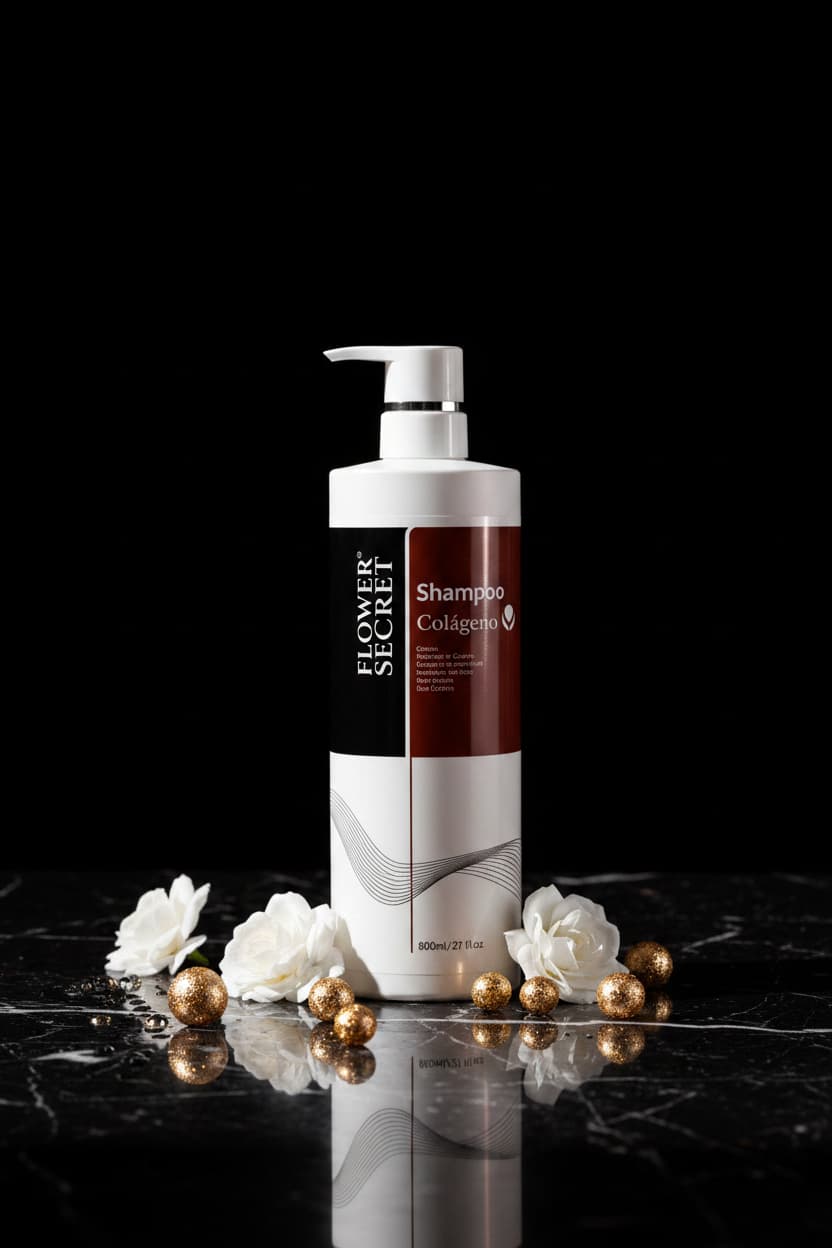 Shampoo Brillo Eterno con colágeno hidrolizado para cabello dañado